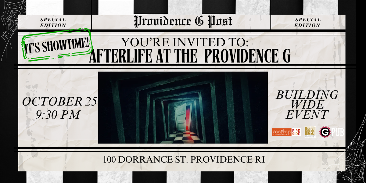Welcome to the Afterlife: Providence’s Biggest Halloween Party! 