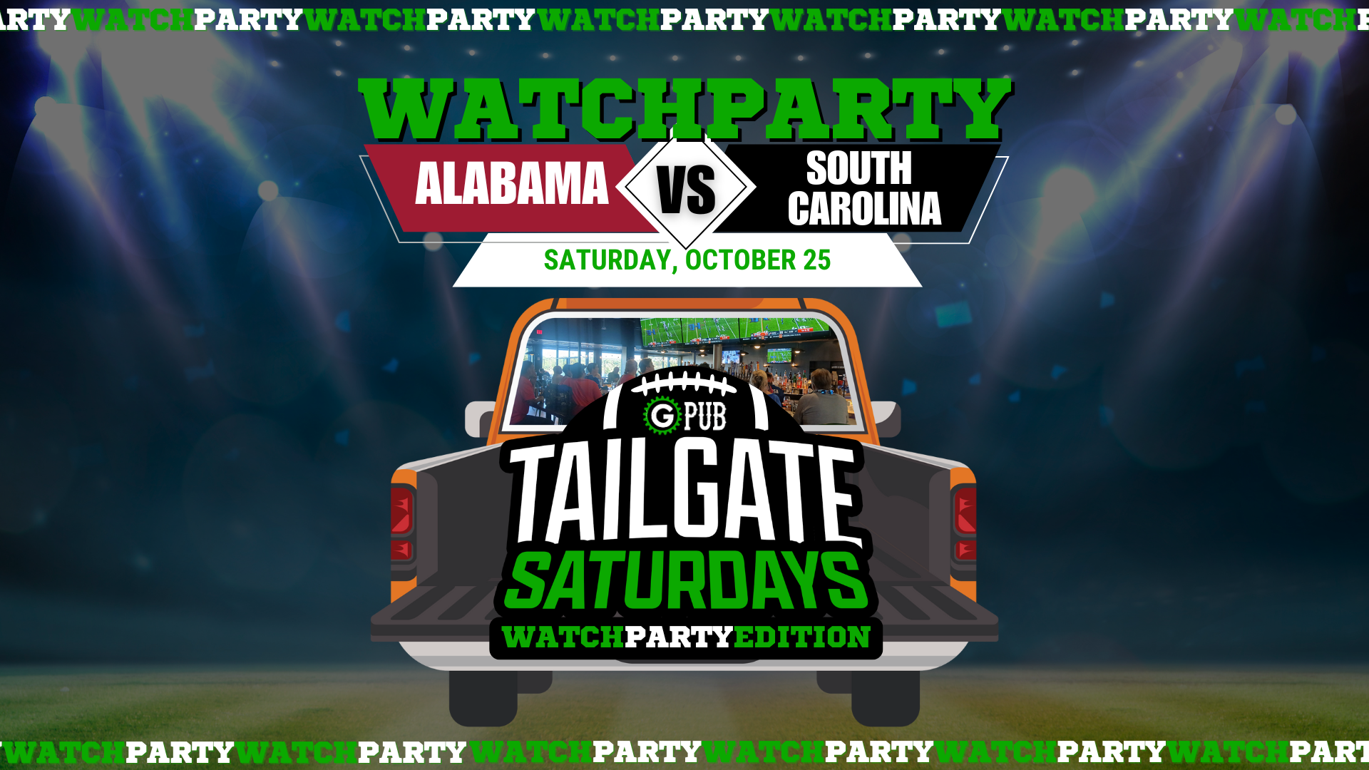 Watch Party: Alabama vs South Carolina