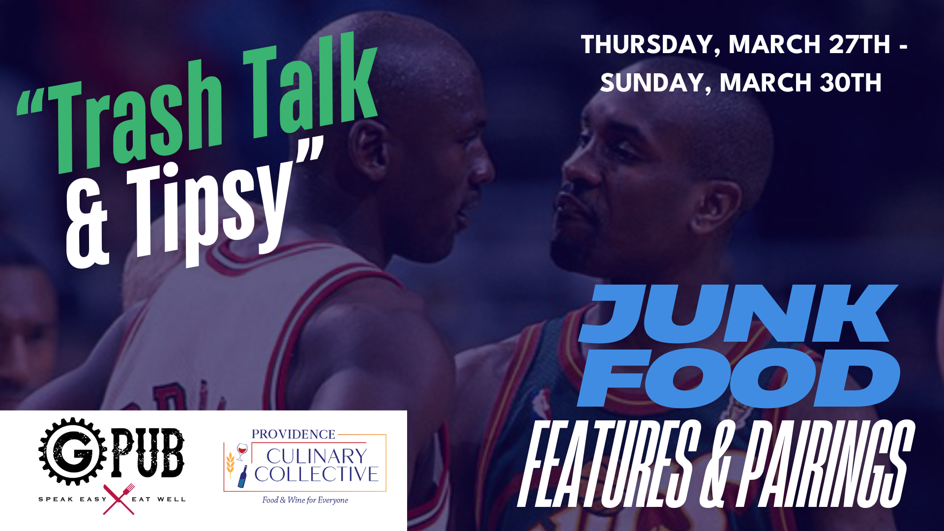 “Trash Talk & Tipsy” Junk Food Features & Pairings